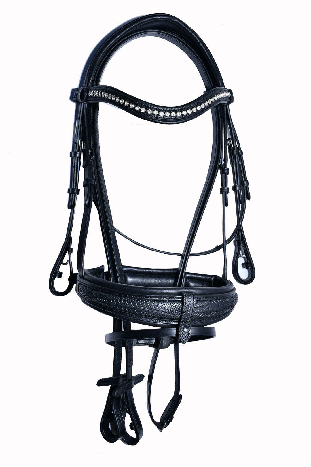 Bridleberry Black Extra Padded Leather Snaffle Bridle