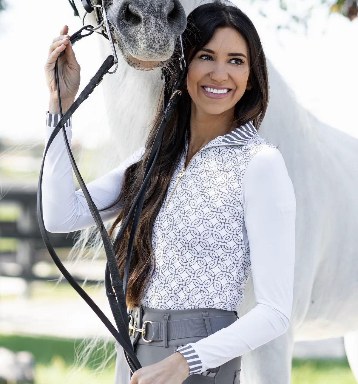 Novella Equestrian The Papi Long Sleeve Shirt