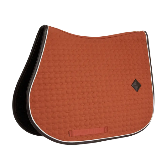 Kentucky Classic Leather Jump Pad in Orange