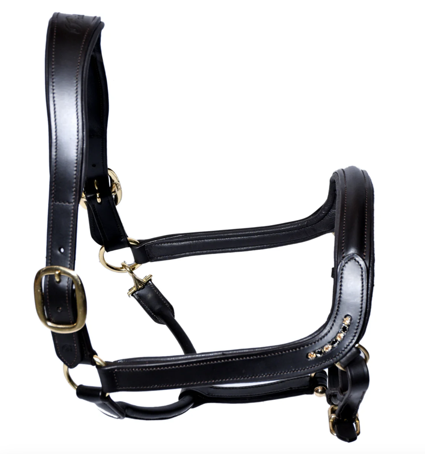 Bridleberry Brown Leather Show Halter