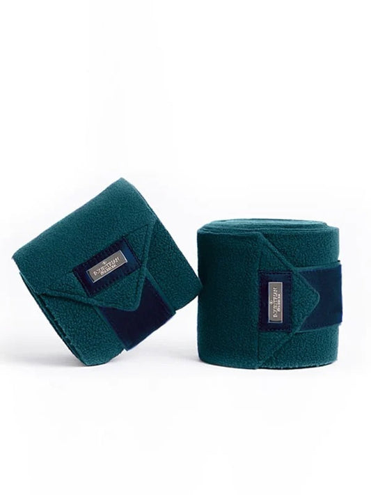 Equestrian Stockholm Polo Wraps in Emerald