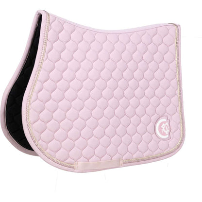 Kentucky Horsewear Onion Quilt with 3D Logo Jump Pad in Blush