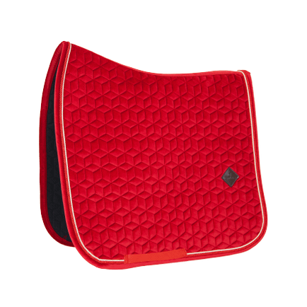 Kentucky Velvet Dressage Saddle Pad in Red