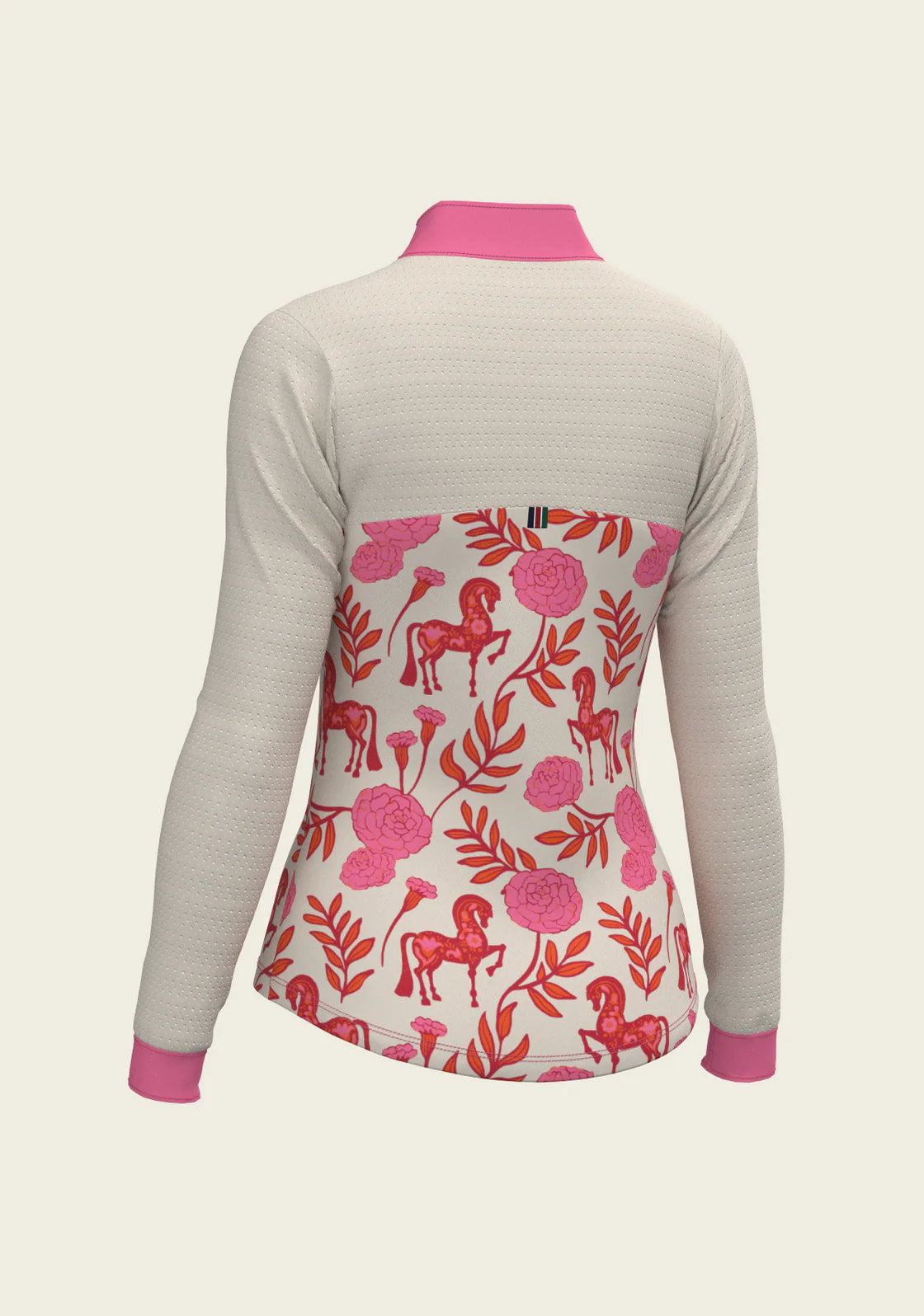 Espoir Equestrian Peony in Pink Sport Mesh Shirt