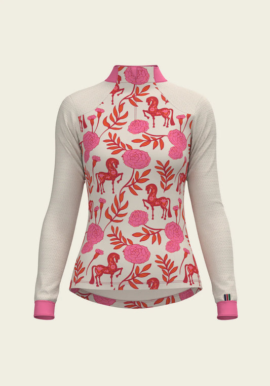 Espoir Equestrian Peony in Pink Sport Mesh Shirt
