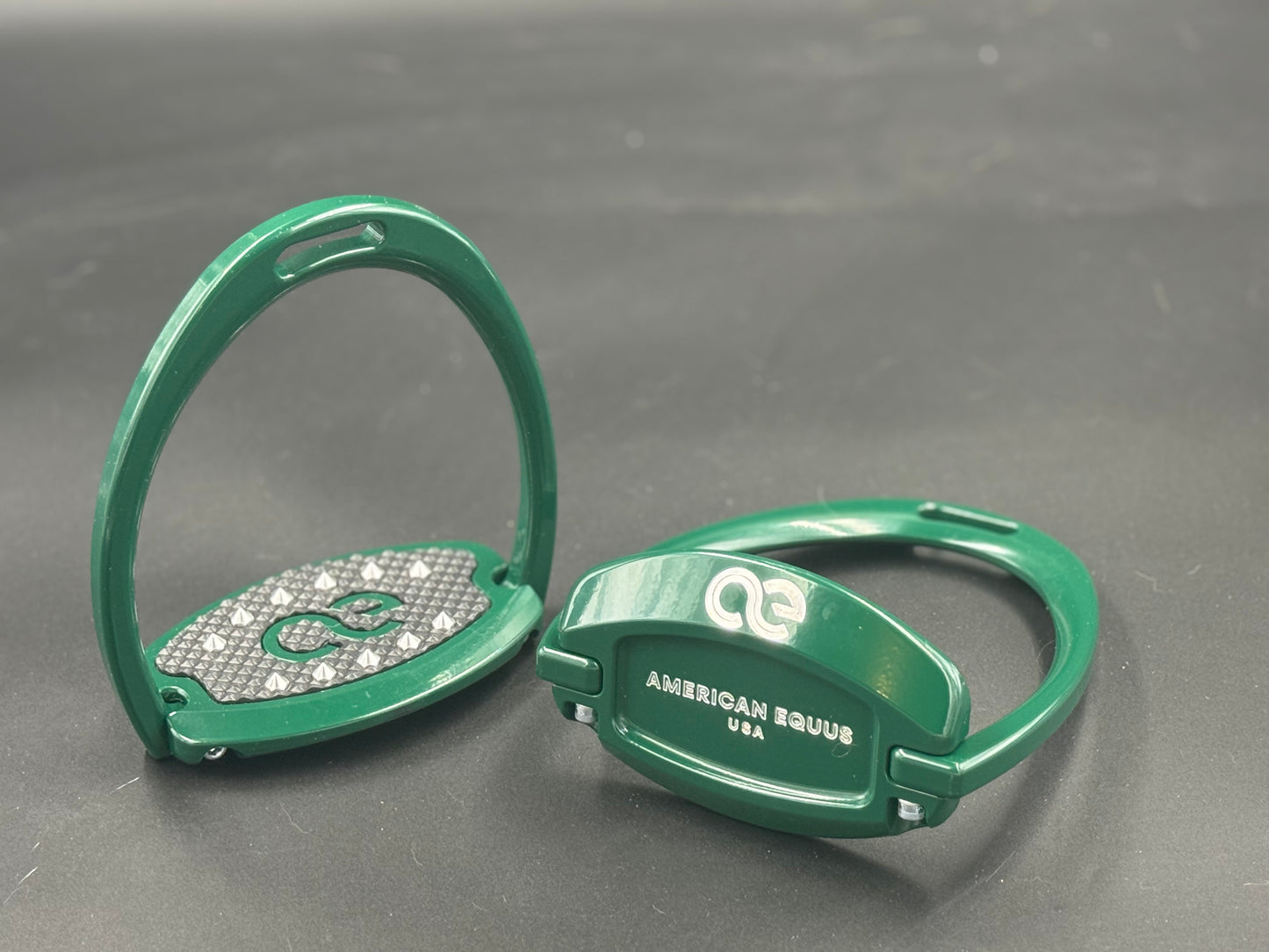 American Equus ‘Elite’ English Stirrups Dark Green