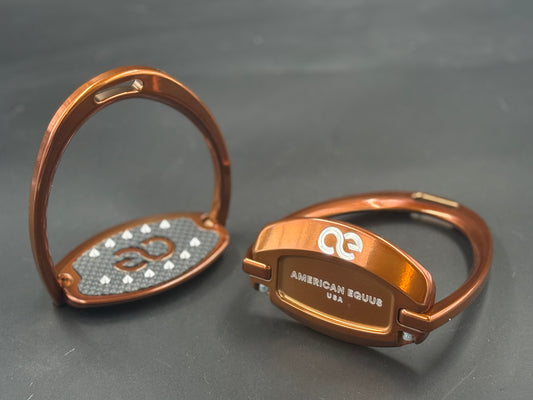 American Equus ‘Elite’ English Stirrups Copper Cashmere