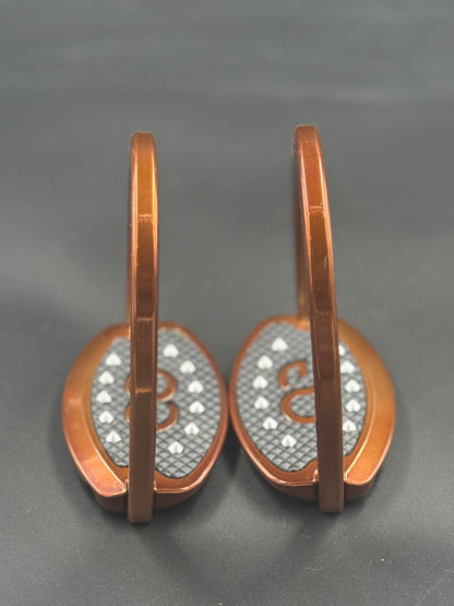 American Equus ‘Elite’ English Stirrups Copper Cashmere
