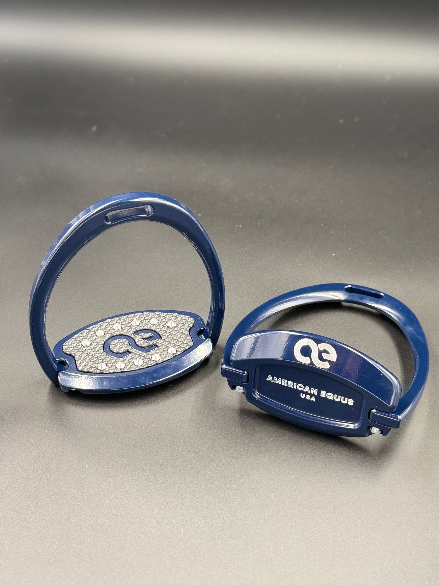 American Equus ‘Elite’ English Stirrups Navy