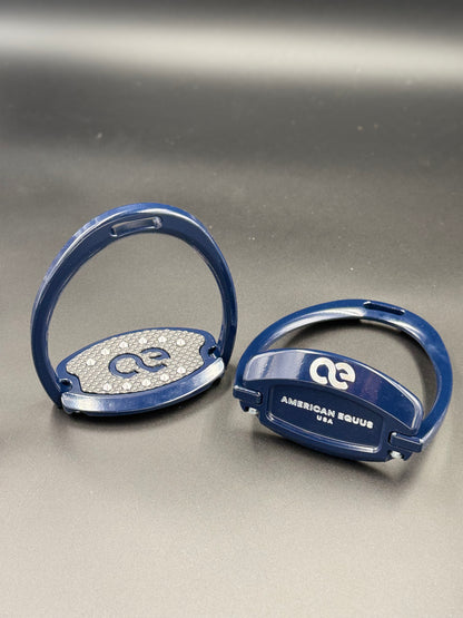 American Equus ‘Elite’ English Stirrups Navy