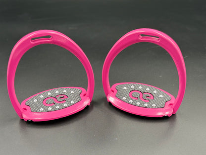 American Equus ’Elite’ English Stirrups Illusion Pink
