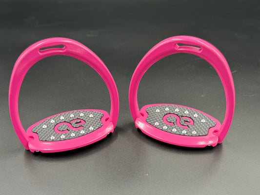 American Equus ’Elite’ English Stirrups Illusion Pink