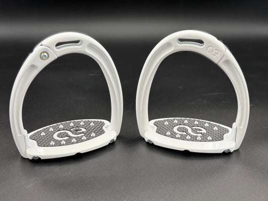 American Equus ‘Elite Escape’ English Stirrups Stratus White