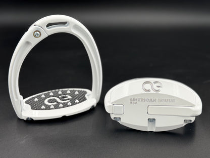 American Equus ‘Elite Escape’ English Stirrups Stratus White
