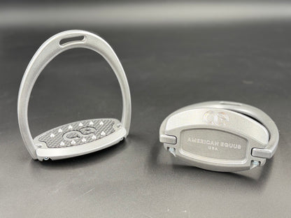 American Equus ‘Elite’ English Stirrup Illusion Grey