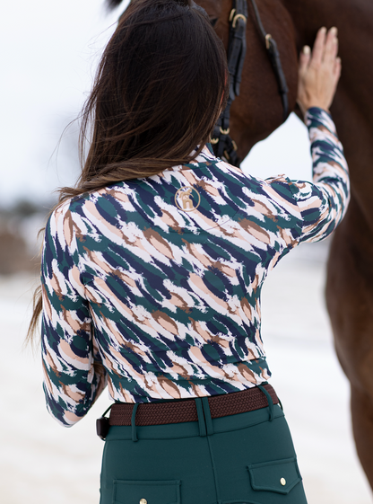 Novella Equestrian 'The Market Rules' Mock Neck