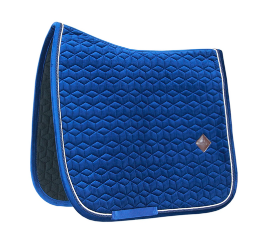 Kentucky Velvet Dressage Saddle Pad in Navy