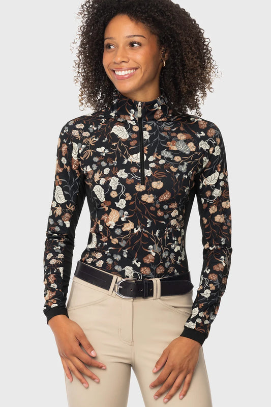 Kastel Denmark Neutral Modern Begonia 1/4 Zip