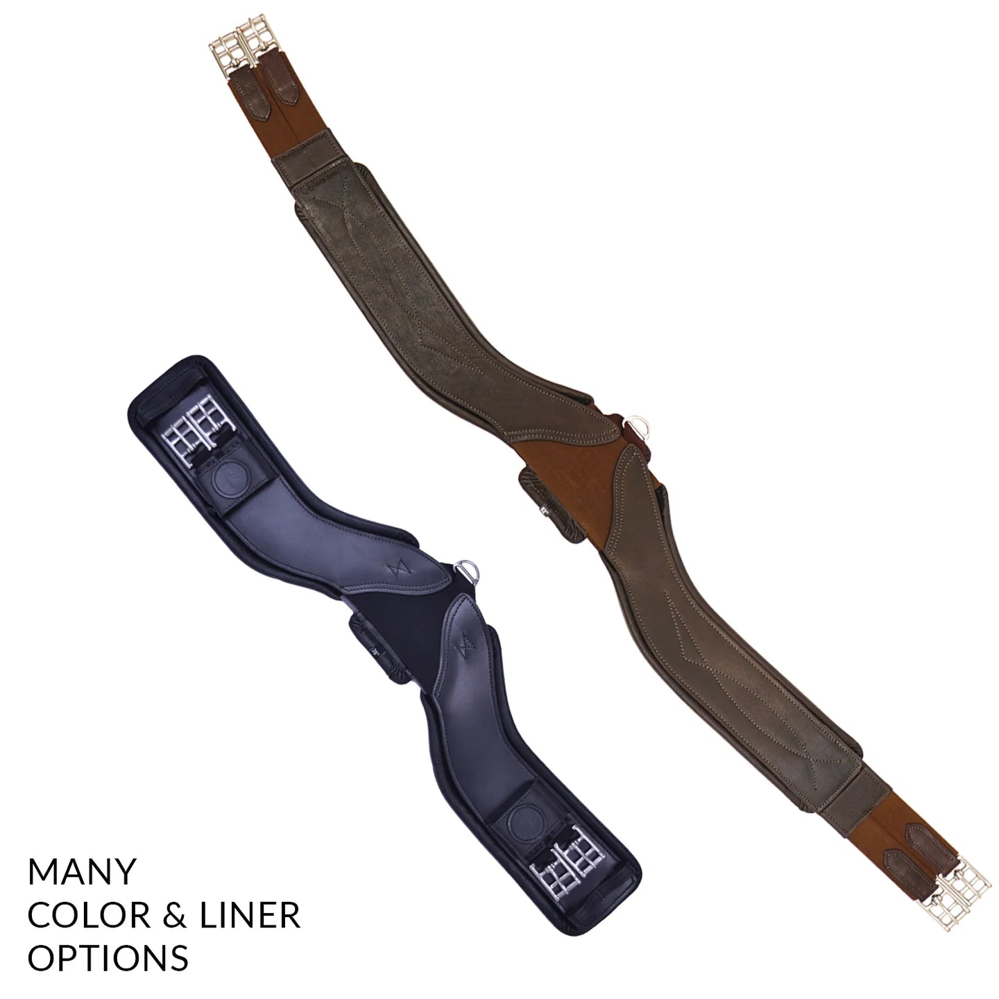 Total Saddle Fit StretchTec Shoulder Relief Girth with Leather Liner