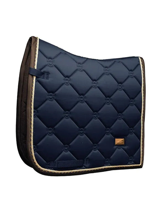 Equestrian Stockholm Dressage Saddle Pad in Royal Navy