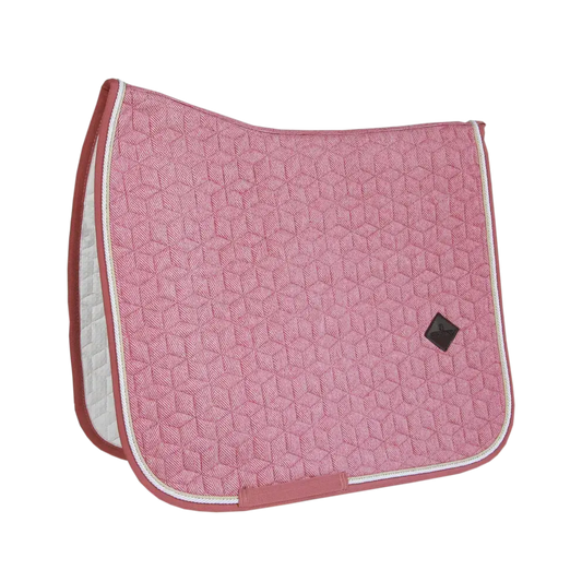 Kentucky Wool Dressage Pad in Old Rose