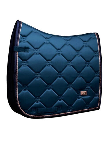 Equestrian Stockholm Dressage Saddle Pad in Monaco Blue