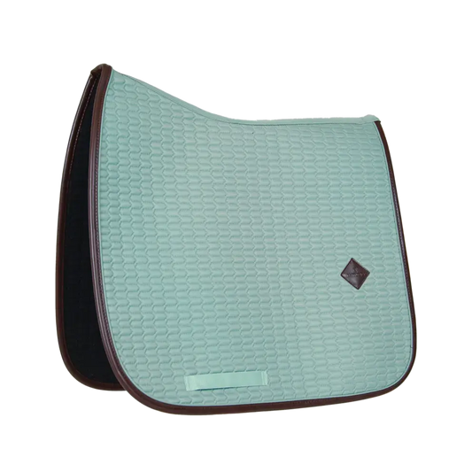 Kentucky Leather Dressage Pad in Mint Green