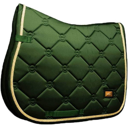 Equestrian Stockholm Jump Saddle Pad in Forest Green