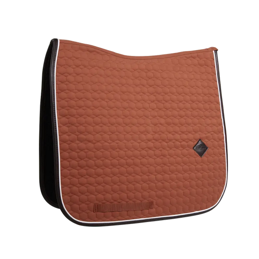 Kentucky Leather Dressage Pad in Orange