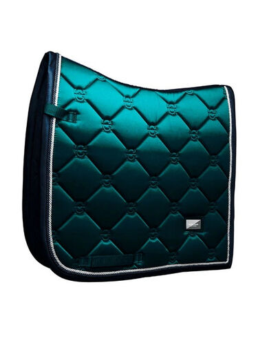 Equestrian Stockholm Dressage Saddle Pad in Emerald