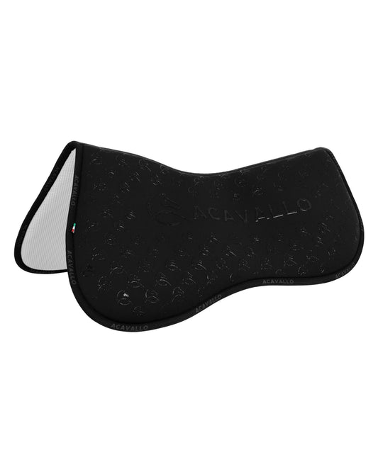 Acavallo SF CC Lycra/Memory foam Bamboo Half Pad Black