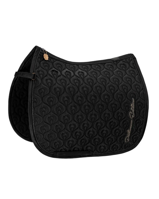 Eskadron High Gloss Peacock Dressage Pad in Black