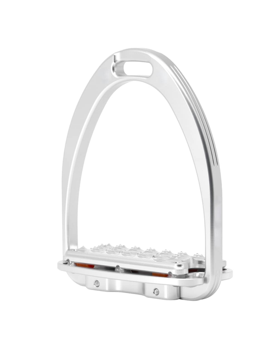 Tech Stirrups Turin Plus in Silver