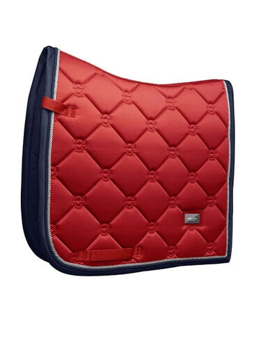 Equestrian Stockholm Dressage Saddle Pad in Grenadine