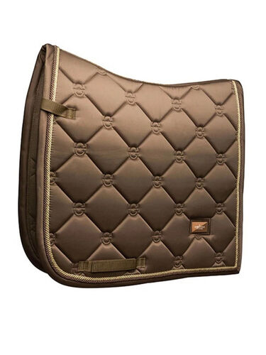 Equestrian Stockholm Dressage Saddle Pad in Champagne