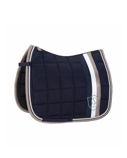 Eskadron Big Square Cotton Dressage Pad in Navy