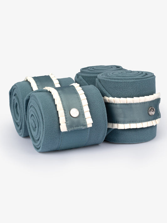 PS of Sweden Polo Wraps in Steel Blue Ruffle