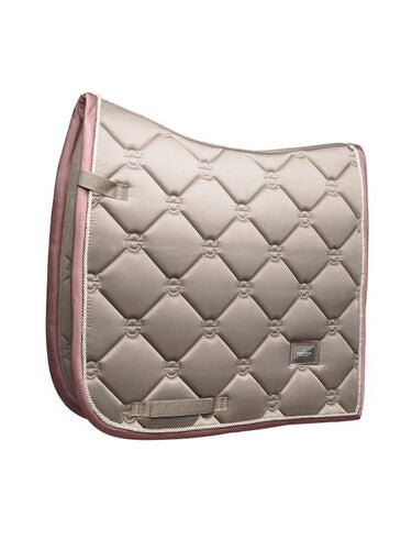 Equestrian Stockholm Dressage Saddle Pad in Desert Rose