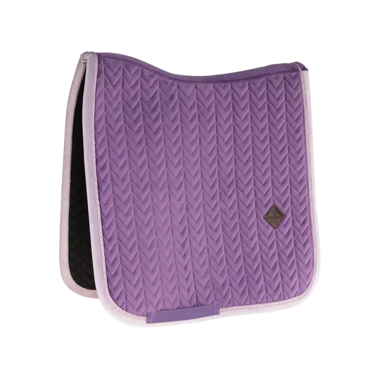 Kentucky Velvet Contrast Dressage Pad in Royal Purple