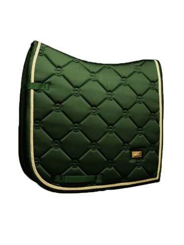 Equestrian Stockholm Dressage Saddle Pad in Forest Green