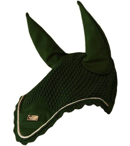 Equestrian Stockholm Bonnet in Forest Green